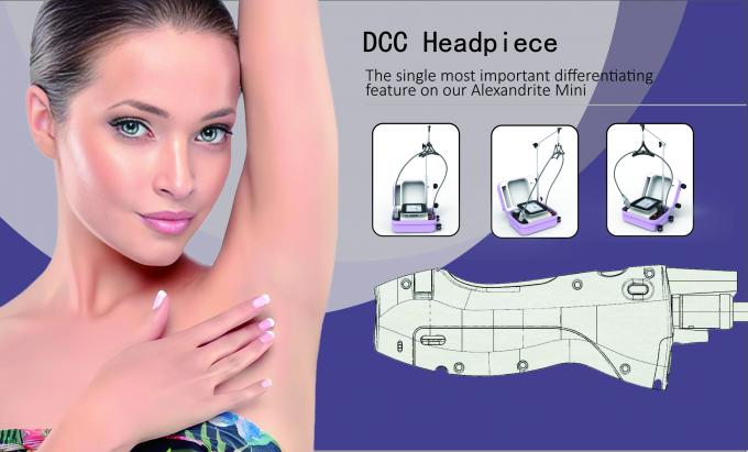 الکساندریت مینی لوازم زیبایی قابل حمل Smart Touch Power Supply Part Bison Light And Easy 755nm مینی ماشین الکساندریت 755nm لیزر موهای پاک کننده 8